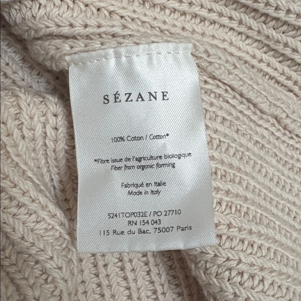 Sezane Saul Knit jumper Camisole Top - Picture 7 of 8